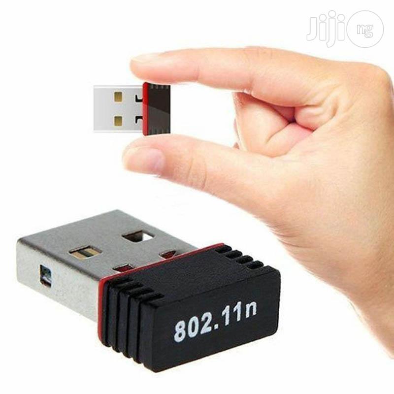 Mini Clé USB 2.0 Dongle WIFI Adapateur 150Mbps - Noir