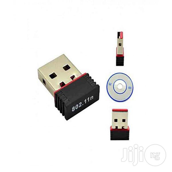 Mini Clé USB 2.0 Dongle WIFI Adapateur 150Mbps - Noir