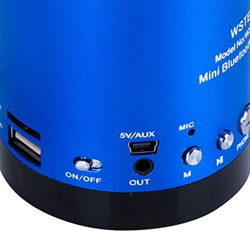 Mini Haut Parleur Lecteur MP3 Micro USB - Bleu
