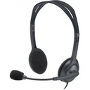 Logitech Casque Logitech H111 Filaire, Ecouteurs Stéréo Avec Micro Anti-parasite Noir