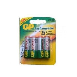 Gp 4 Piles Rechargeables AA + Un Chargeur