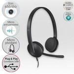 Logitech Casque Logitech H340 Réducteur De Bruit Avec Micro USB