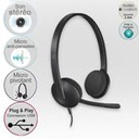 Logitech Casque Logitech H340 Réducteur De Bruit Avec Micro USB