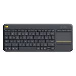 Logitech Clavier Sans Fil - AZERTY- K400 Plus TV - NOIR