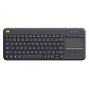 Logitech Clavier Sans Fil - AZERTY- K400 Plus TV - NOIR