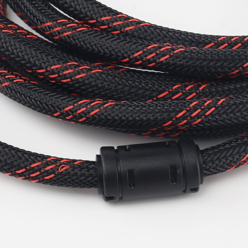 Câble HDMI Compatible A/V - 30 Mètres - Noir/Rouge