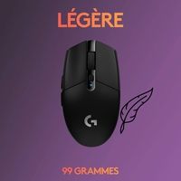 Logitech G305 Hero Lightspeed Souris Gamer Sans Fil, 16 Boutons Programmables,