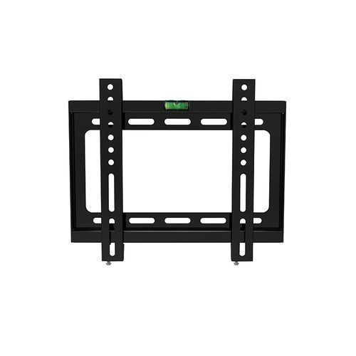 Support Mural Fixe - Compatible - TV - 14 à 42 Pouces + Support Mural DVD/Décodeur - Noir