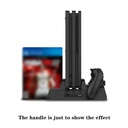 DOBE TP4-882 3 In 1 Game Console Cooling Fan + Game Storage Slots + Game Controller Charging Dock For Sony PS4 / PS4 Pro / PS4 Slim(Black)