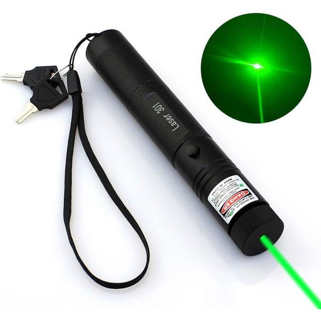Stylo Pointeur Laser Vert Militaire