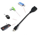Câble OTG DL Adaptateur Micro USB Pour Androïd - Noir