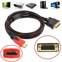 Câble Original HDMI 5Mètres M/M HD 1080P 3D - Noir / Rouge