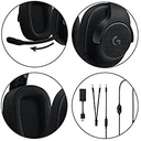 Logitech G433 Casque Gamer Filaire, Son 7.1 USB/Audio PC/Mac/Nintendo Switch/PS4/Xbox One