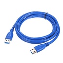 Câble Rallonge USB 2.0 - 5 Mètres - Mâle à Femelle - Bleu