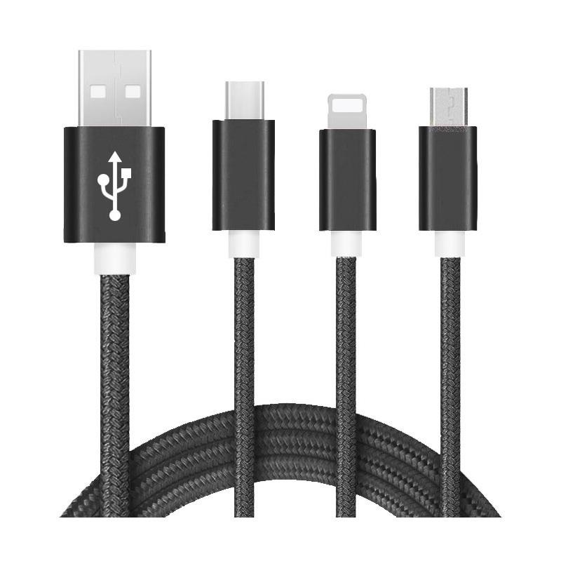 Câble USB  Compatible A Tous - Noir