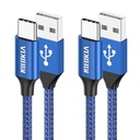 Câble USB - Type C - 2m - Bleu
