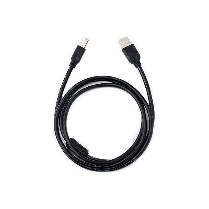Câble USB Imprimante 5M Avec 1 Filtre IPTEC  - Noir