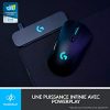 Logitech G703 HERO LIGHTSPEED Souris Gamer Sans Fil, 25 600 PPP, 6 Boutons Programmables - Noir