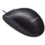Logitech M90 Souris Avec Fil Suivi Optique Haute Définition USB - Noir