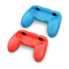 Grips For Nintendo Switch Joy-Con Hand Grips Controllers Portable Colorful For Nintendo Switch Joy Con-Red + Blue