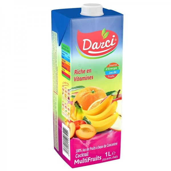 Darci Jus Multifruits Darci - 1L - Multicolore