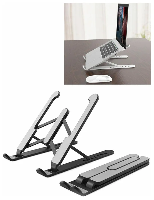 Support D'ordinateur Portable Pliable Hauteur Réglable Ordinateur Portable