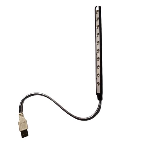 Mobility Lab Lampe de bureau flexible usb - Gris