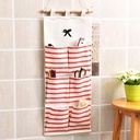 Modern Minimalist Hanging Wall-mounted  Storage Bag  3/5/6/8 Pockets Storage