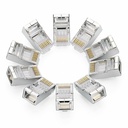 Connecteur RJ45 Blindés - 50 Pièces