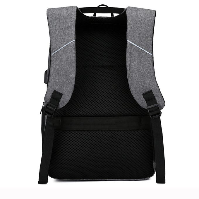 Sac A Dos Avec Port USB - Noir/Gris