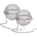 Tea Infuser Stainless Steel Sphere Mesh Tea Strainer Spice Filter Diffuser