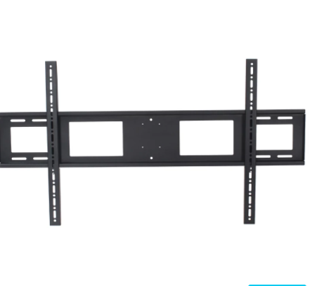 Support Mural Fixe TV - 12 à 37 Pouces + Support Mural DVD/Décodeur - Noir