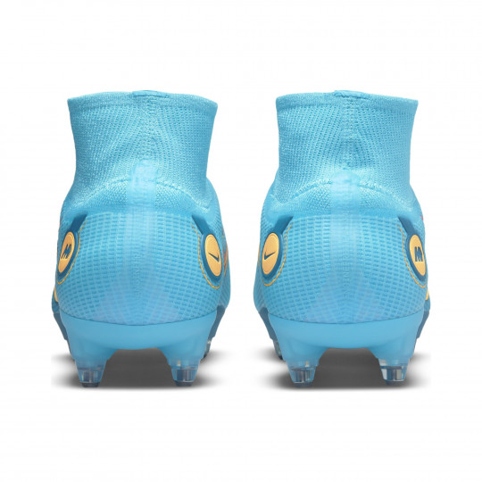 NIKE MERCURIAL SUPERFLY 8 ELITE SG-PRO BLEU JAUNE