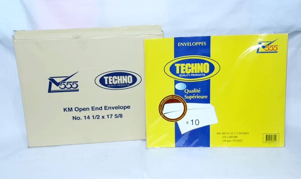 Techno Enveloppe Kaki-  A4 Paquet De 25 Lot