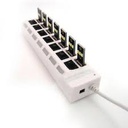 Gvado USB 2.0 Hub 4 Port With On/Off Switch Support External 500GB Hdd