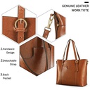 Sac à Main Femme Imperméable-Marron