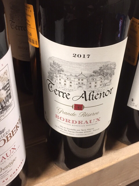 Terre Alienor  Vin Rouge De 2017 -  12,5%