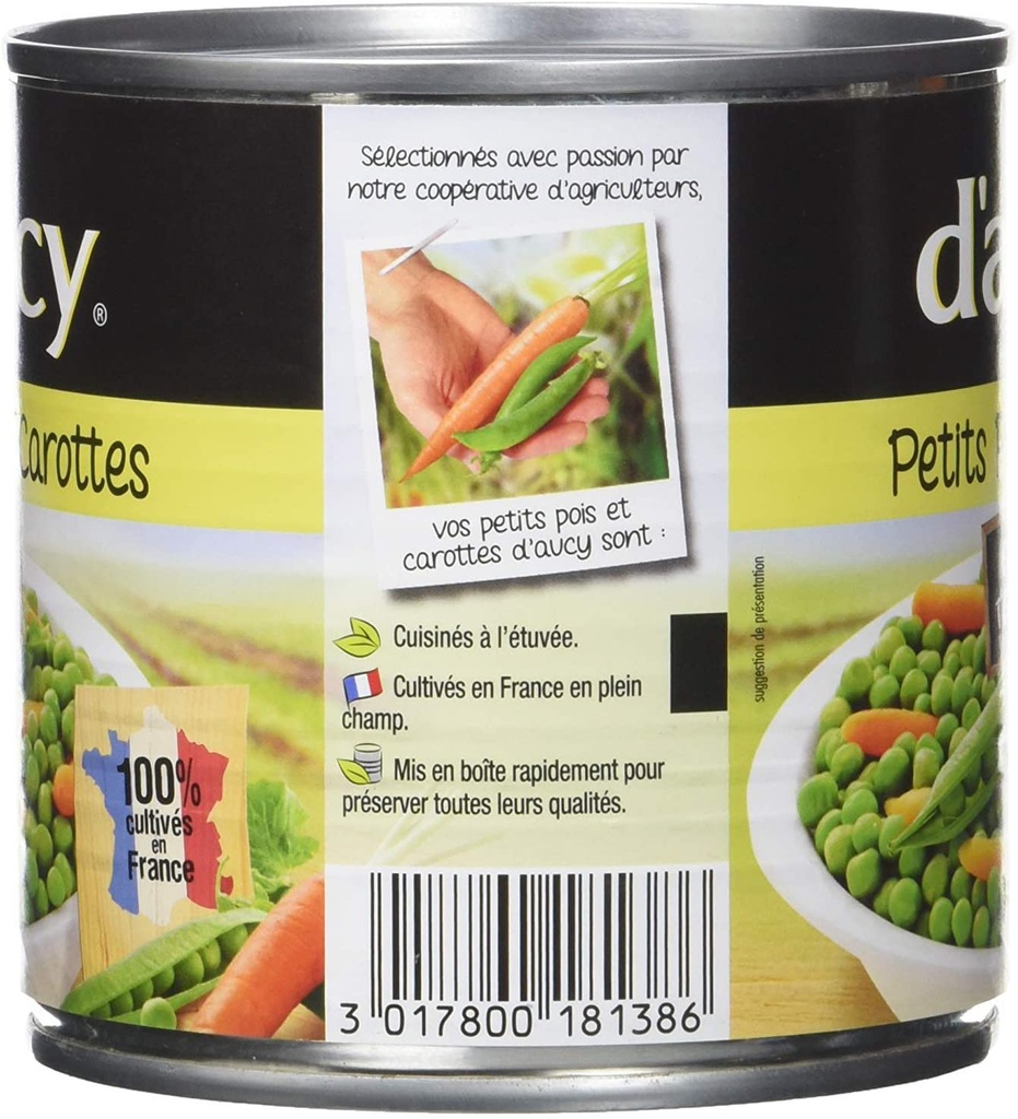 Daucy PETITS POIS CAROTTES T F 4/4