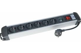 Injelec Pack De 4 Multiprises Parafoudre 4 Prises - Protection Contre LeS Surchages - Cordon 1,5m