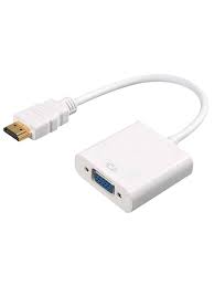 HDMI To VGA Converter Adapter Male To Female 3.5mm Audio Optional For PC Computer Laptop Desktop To HDTV Monitor Display(audio But No Power)