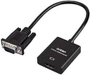 HDMI To VGA Converter Adapter Male To Female 3.5mm Audio Optional For PC Computer Laptop Desktop To HDTV Monitor Display(audio But No Power)