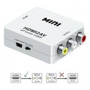 HDMI à AV 1080P HD Vidéo Adaptateur Mini HDMI à AV Convertisseur CVBS- Multicolore
