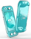 HEYSTOP Coque Pour Nintendo Switch Lite, Étui Nintendo Switch Lite Avec Protection Écran Verre Trempé Avec 6 Poignées Couvre Pouce Absorption Des Chocs Et Anti-Rayures