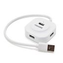 HUB - USB 2.0 - 4 Ports - Blanc