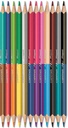 Maped Pochette De 12 Crayons Bicolore Duo 18 Cm - Multicolore