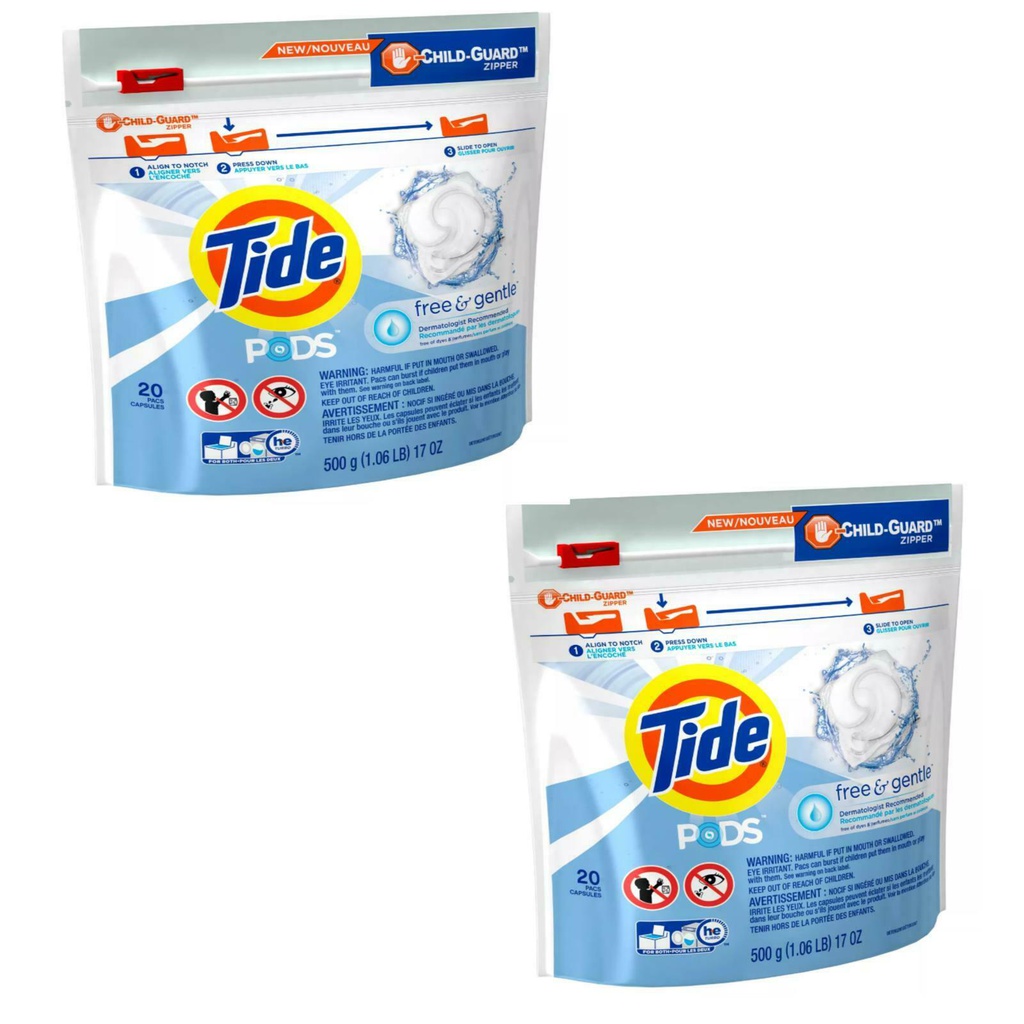 Tide Pods Free And Gentle 33 Capsules