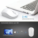 Meetion Souris Sans Fil Meetion R545 - Pile Incluse - Wifi