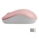 Meetion Souris Sans Fil Meetion R545 - Pile Incluse - Wifi  - Rose