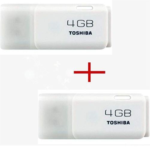 Toshiba 02 Clés USB - 4GB - Blanc