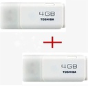 Toshiba 02 Clés USB - 4GB - Blanc